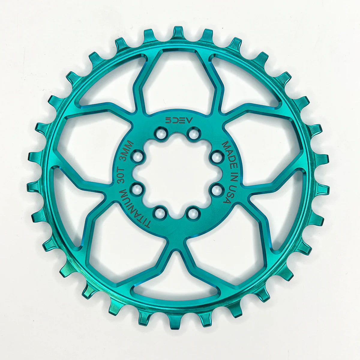 T-Type 8 Bolt Titanium Chainring