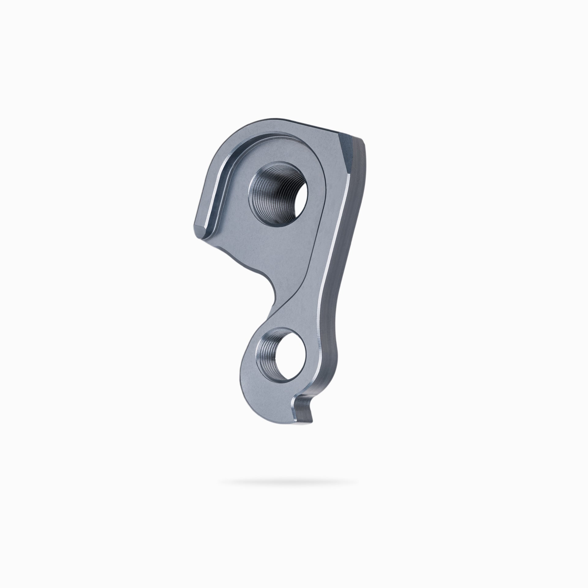 Rear of Propain Tyee derailleur hanger by North Shore Billet