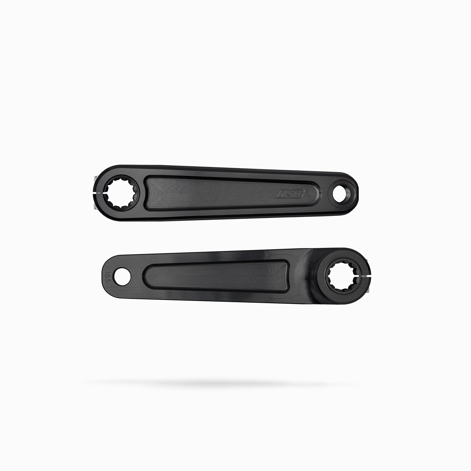 North Shore Billet Talon Pinion Cranks in black