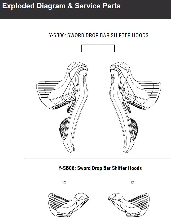 Sword Drop Bar Shifter Hoods