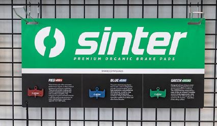 POS Brake Pad Sign | Sinter Brakes Display Board 50x24.5cm